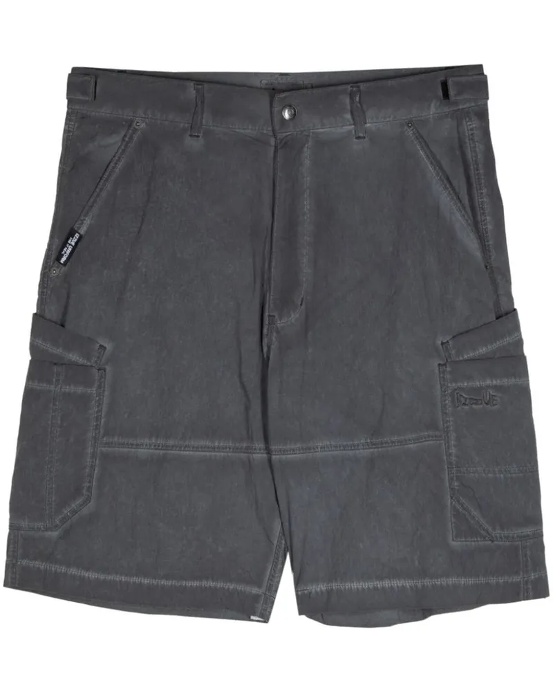 Izzue Shorts mit ausgeblichenem Effekt Grau