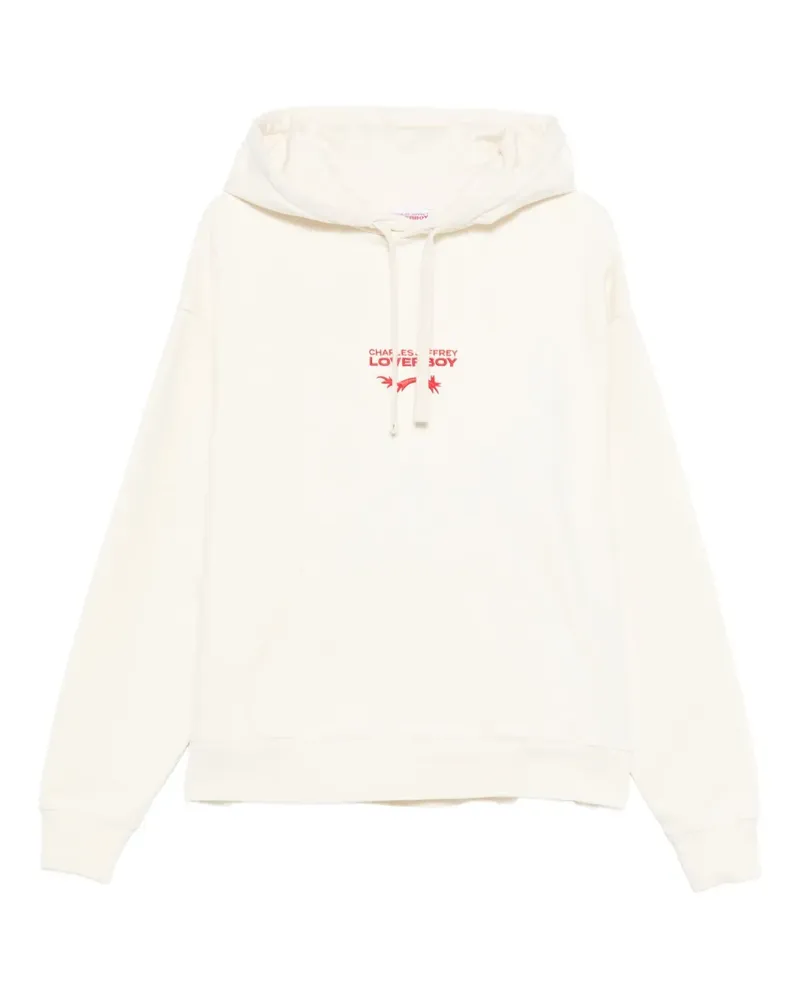 Charles Jeffrey Loverboy Hoodie mit Logo-Stickerei - Nude Nude