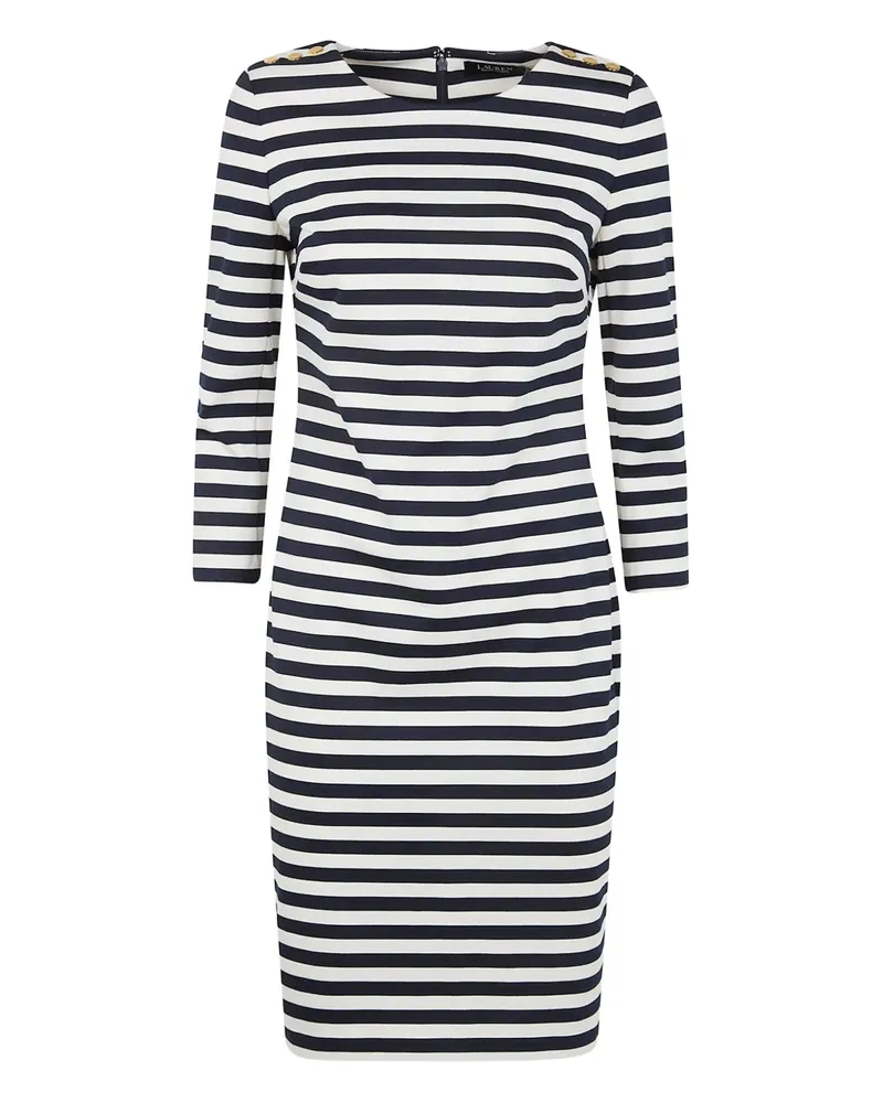 Ralph Lauren striped midi dress - Blau Blau
