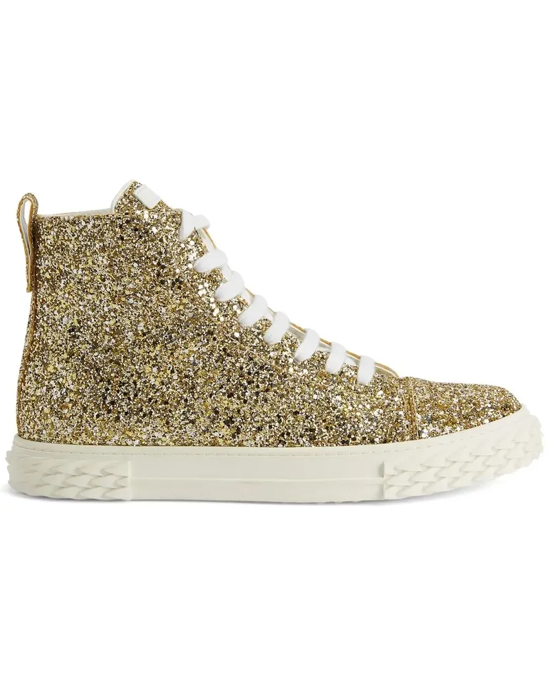 Giuseppe Zanotti Ecoblabber High-Top-Sneakers - Gold Gold