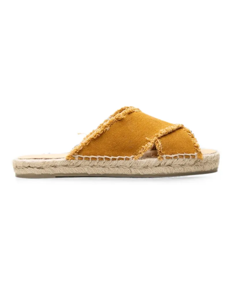 Castañer Palmera frayed sandals - Gelb Gelb
