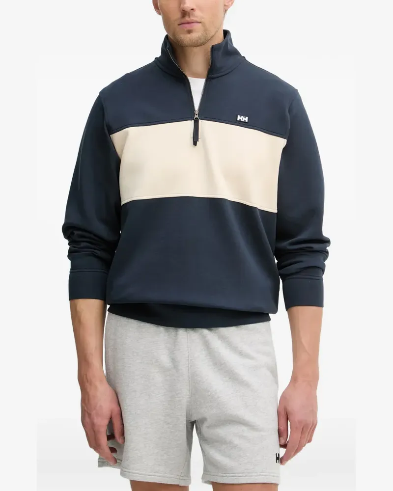 Helly Hansen colour-block quarter-zip sweater - Blau Blau