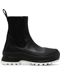 Stella McCartney Zweifarbige Stiefeletten Schwarz