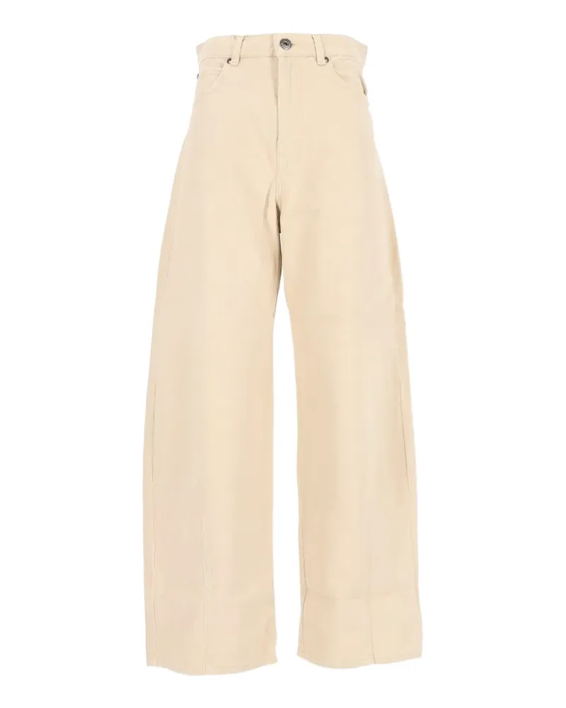 Max Mara Ordine Hose mit weitem Bein - Nude Nude