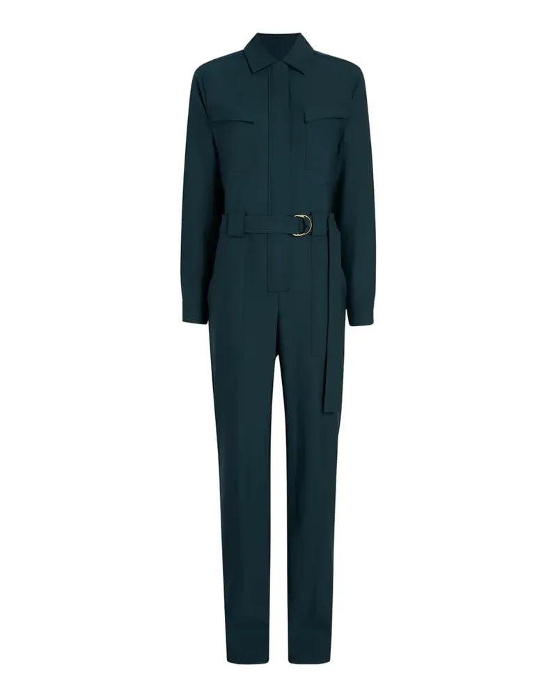 Another Tomorrow belted jumpsuit - Grün Grün
