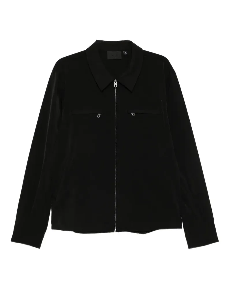 RAINS Jacke mit Reißverschluss - Schwarz Schwarz