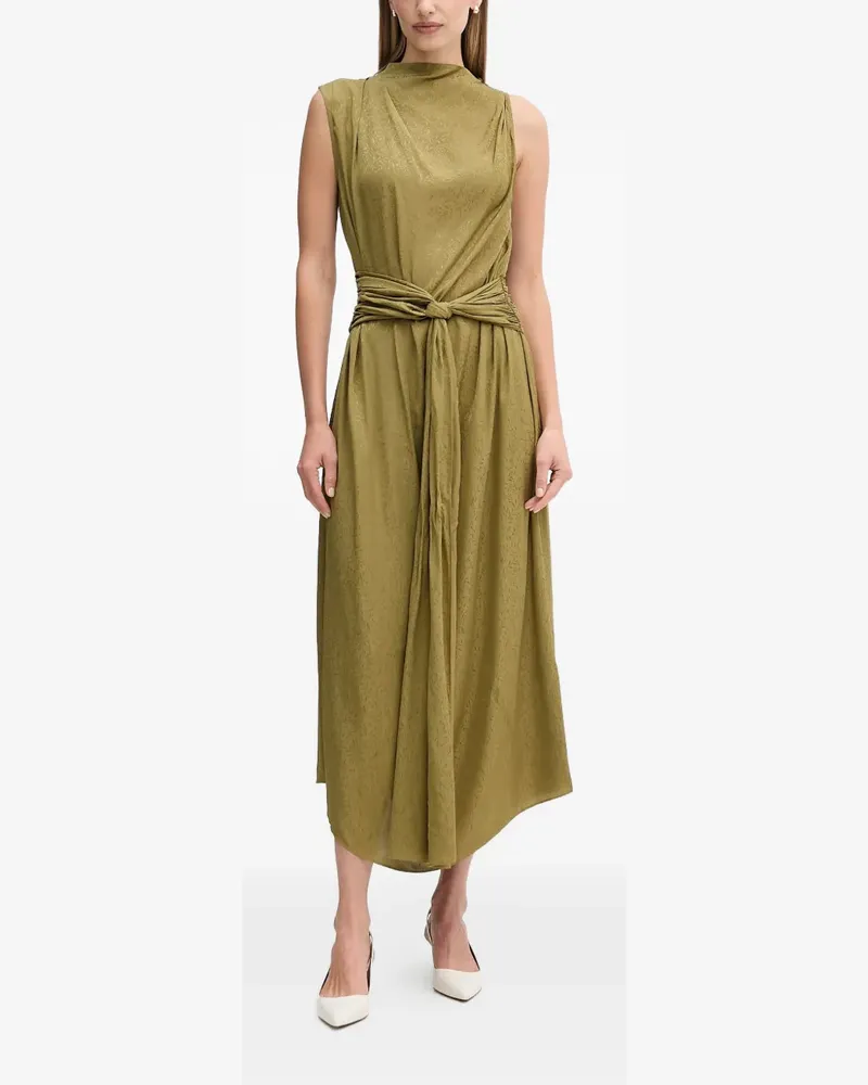 Hoss Intropia tie-waist sleeveless midi dress - Grün Grün