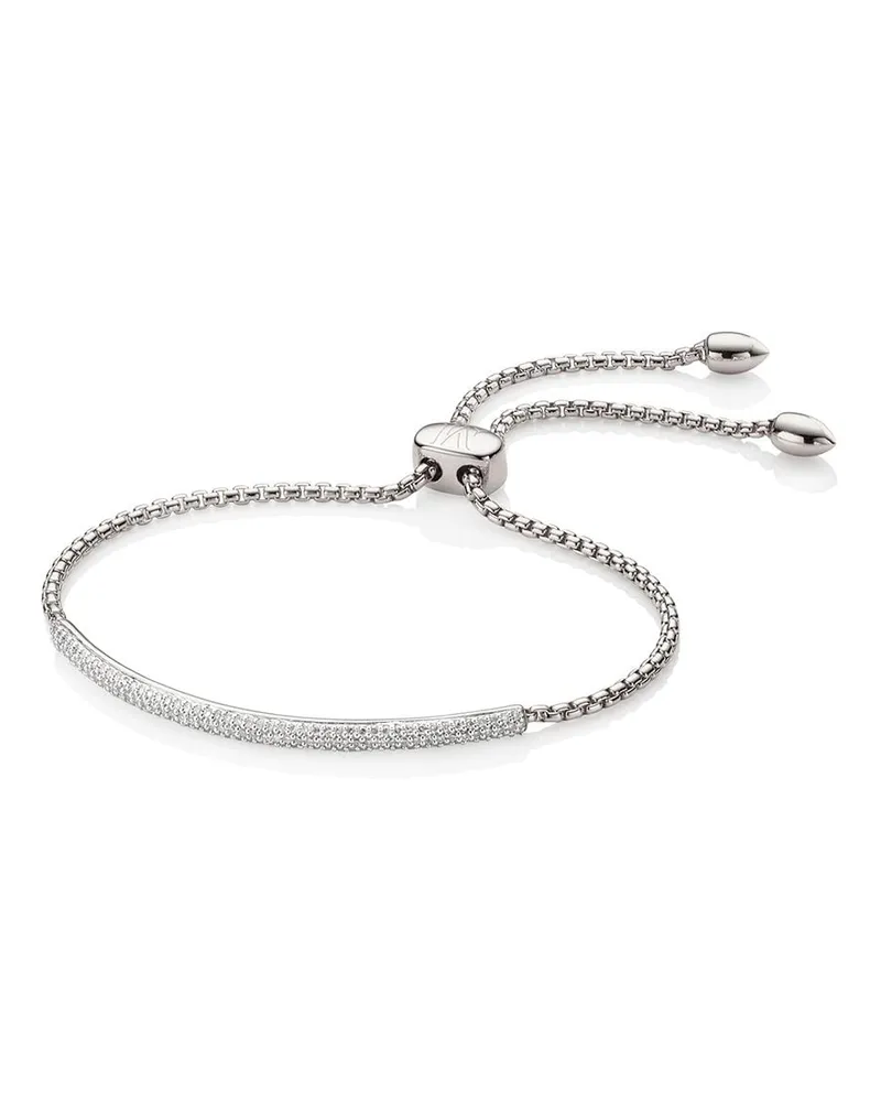 Monica Vinader GP Fiji' Armband mit Diamanten - Silber Silber