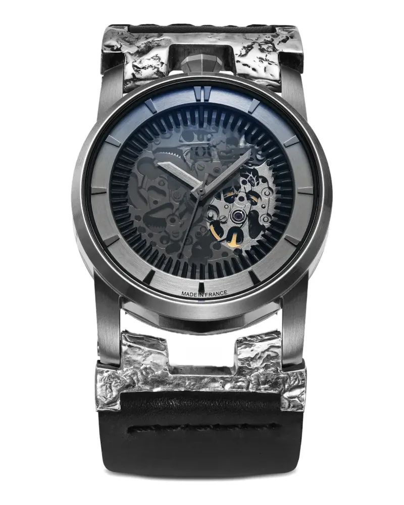fob Paris Skeleton' Armbanduhr, 41mm - Grau Grau