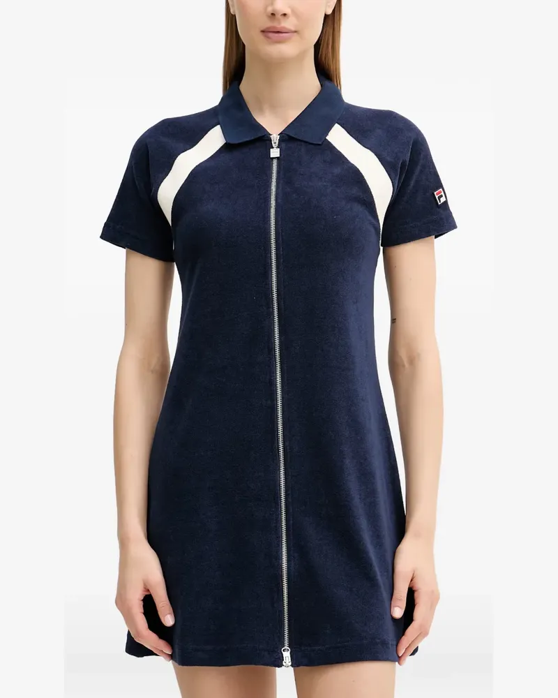 Fila Belfiore Minikleid mit Poloshirtkragen - Blau Blau