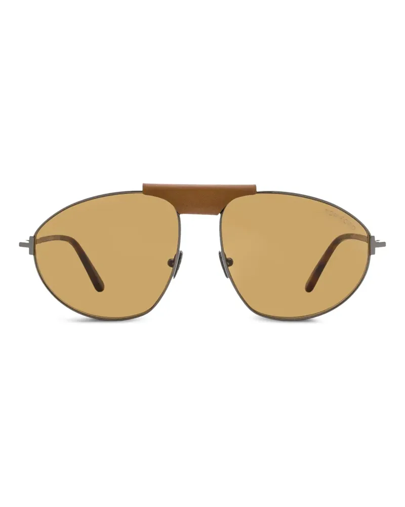 Tom Ford Ken Pilotenbrille - Grau Grau