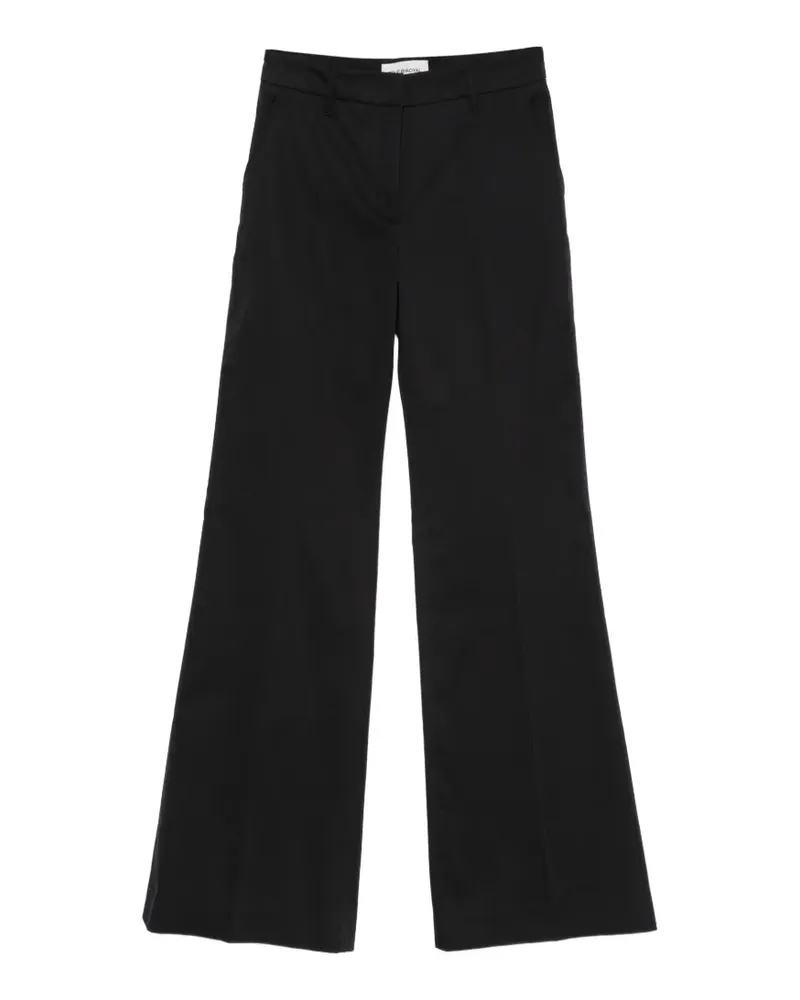 True Royal pressed-crease wide-leg trousers - Schwarz Schwarz