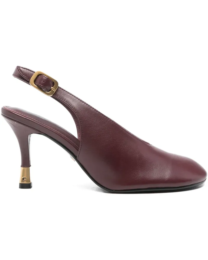 Lola Cruz leather heeled pumps - Rot Rot