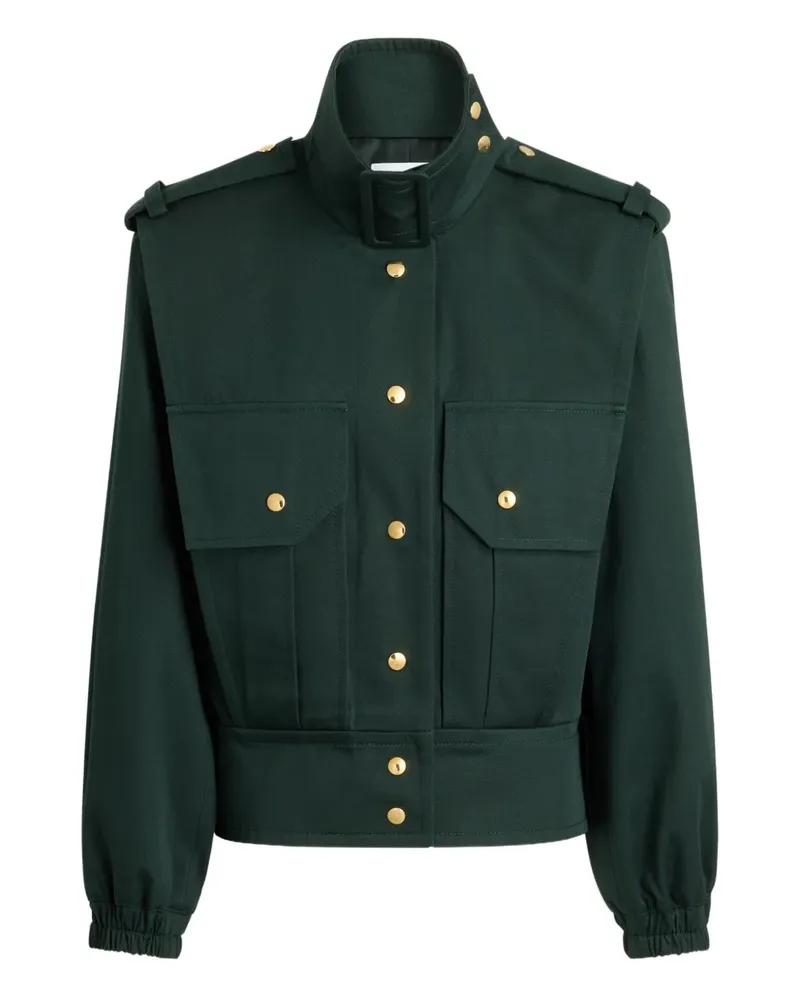 Patou Jacke im Military-Look - Grün Grün