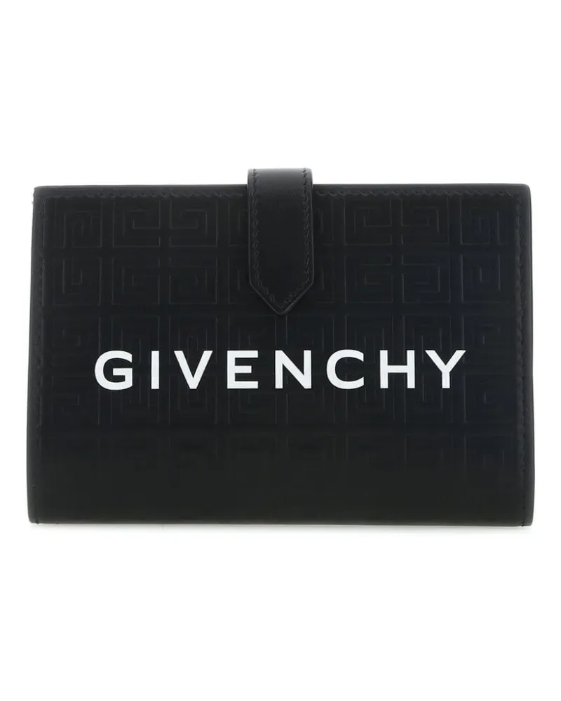 Givenchy Portemonnaie mit Logo-Prägung - Schwarz Schwarz