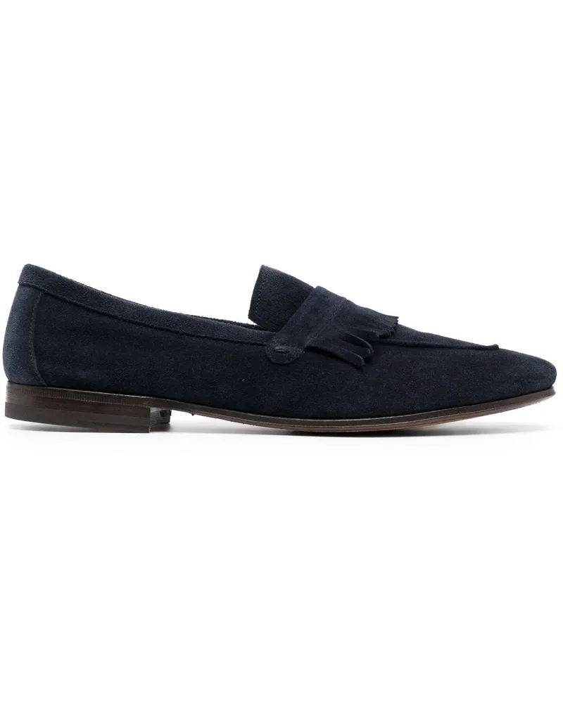 Henderson Loafer aus Wildleder mit Zierlasche Blau