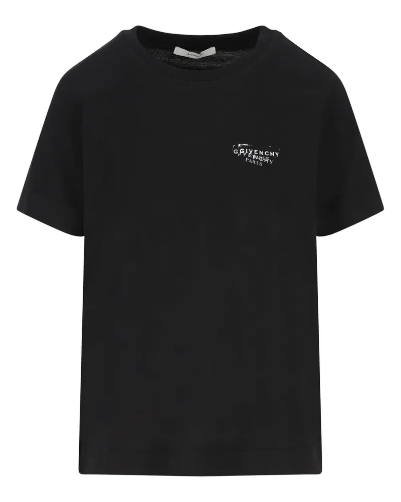 Givenchy T-Shirt mit Logo-Print - Schwarz Schwarz