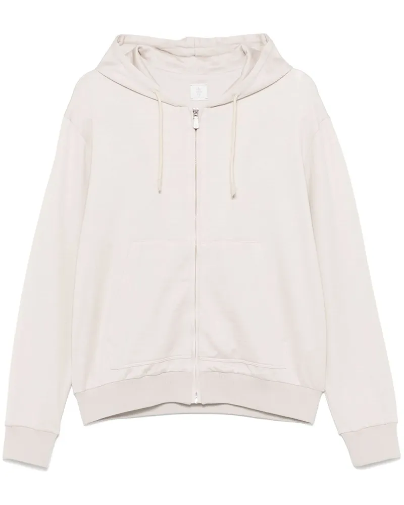 Eleventy Jersey-Hoodie - Nude Nude