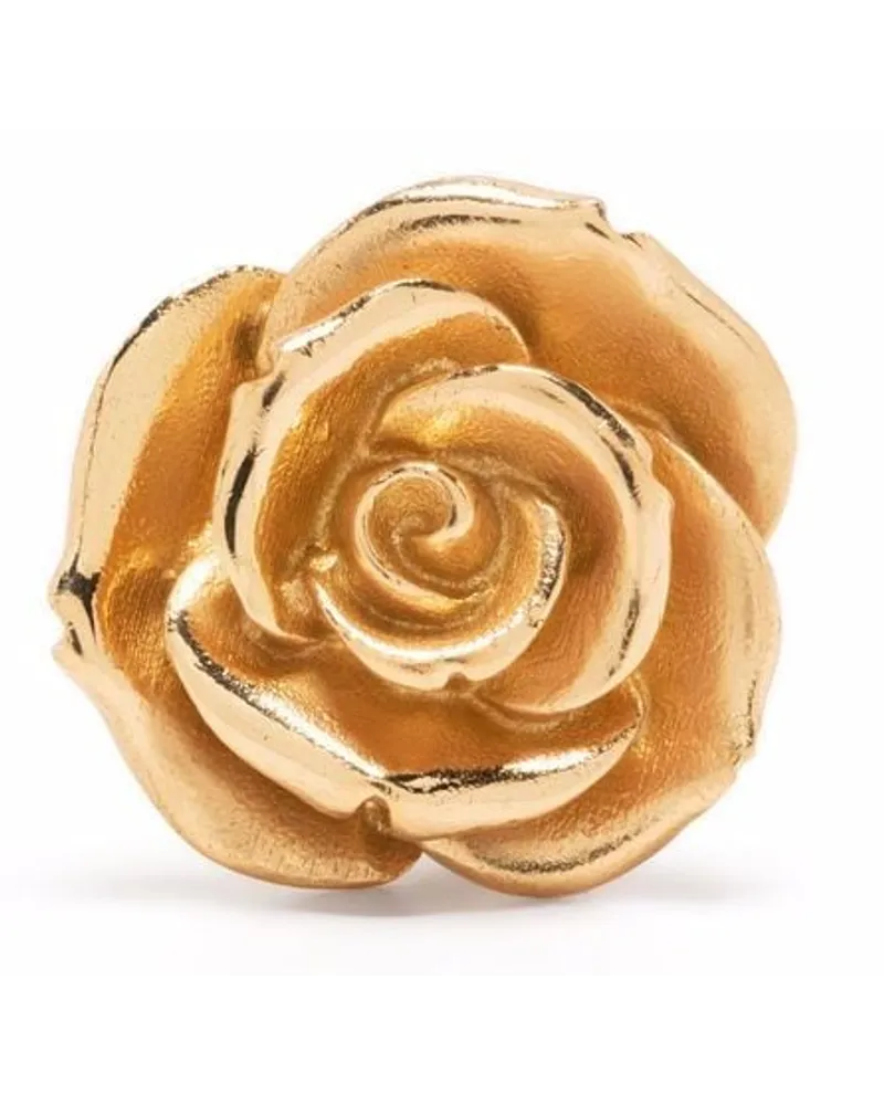 Emanuele Bicocchi Ohrstecker mit Rosenform - Gold Gold