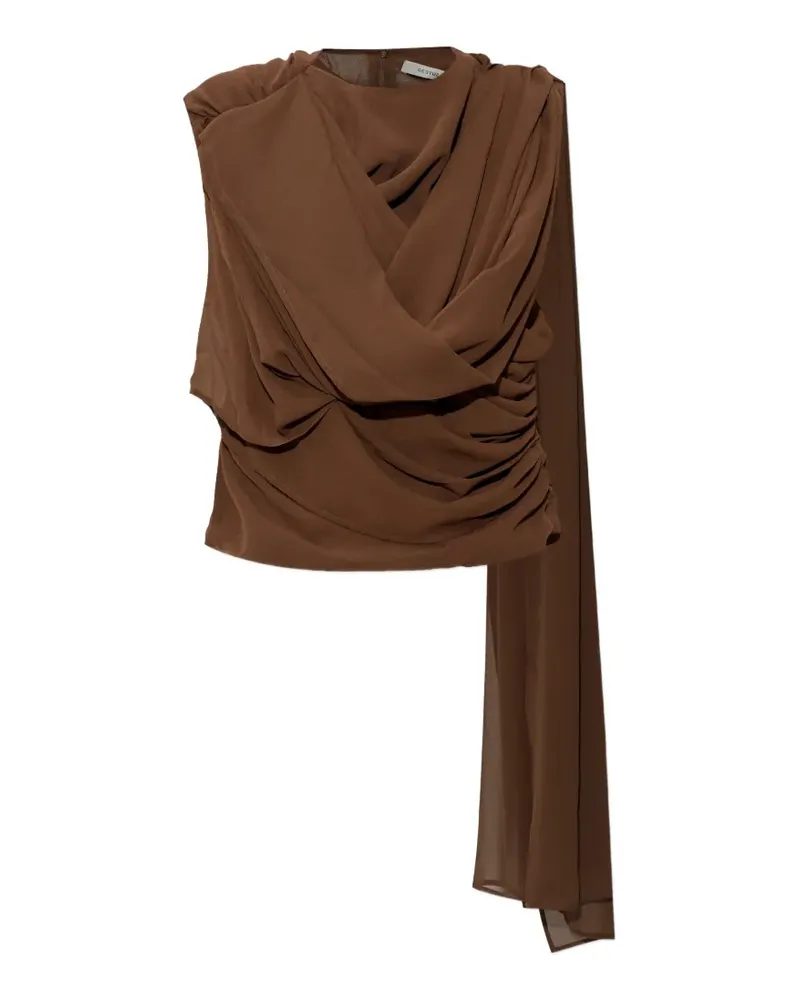 Gestuz GZdarly draped sleeveless top - Braun Braun