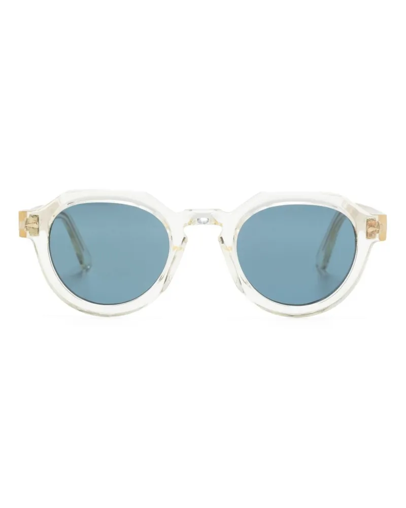 AHLEM Grenelle Sonnenbrille mit rundem Gestell - Nude Nude