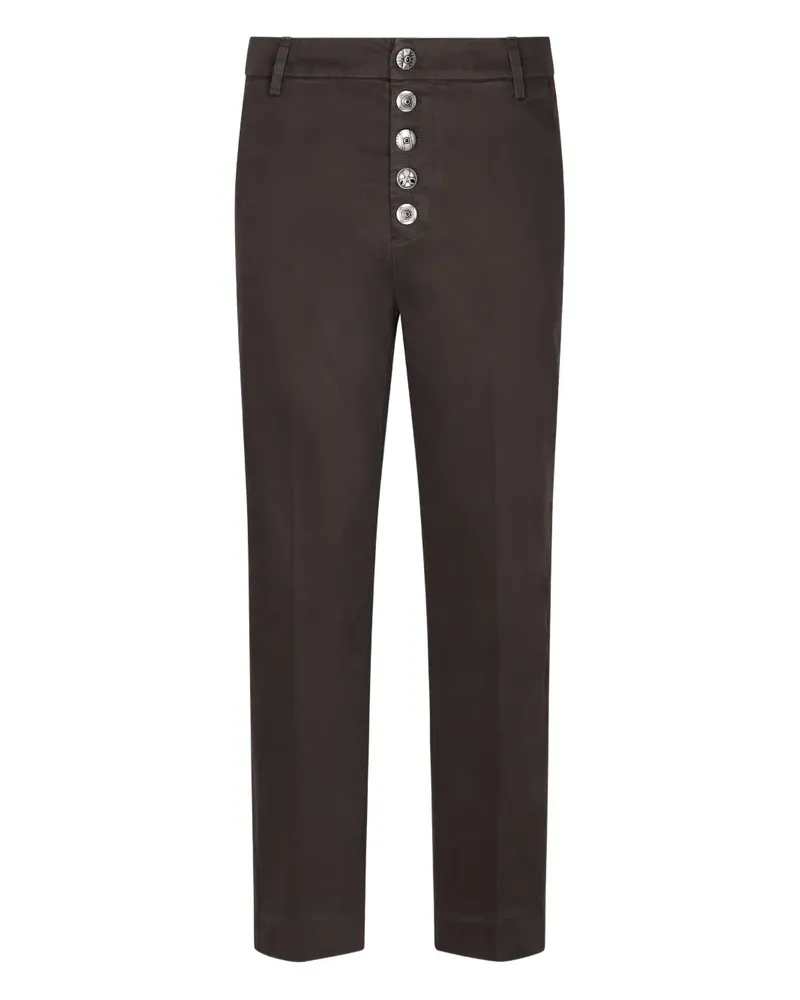 Dondup Geknöpfte Hose - Braun Braun