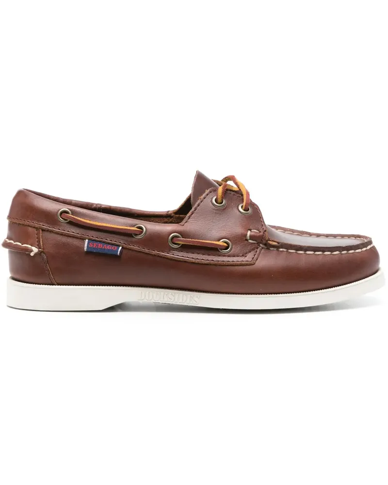Sebago Portland Segelschuhe - Braun Braun