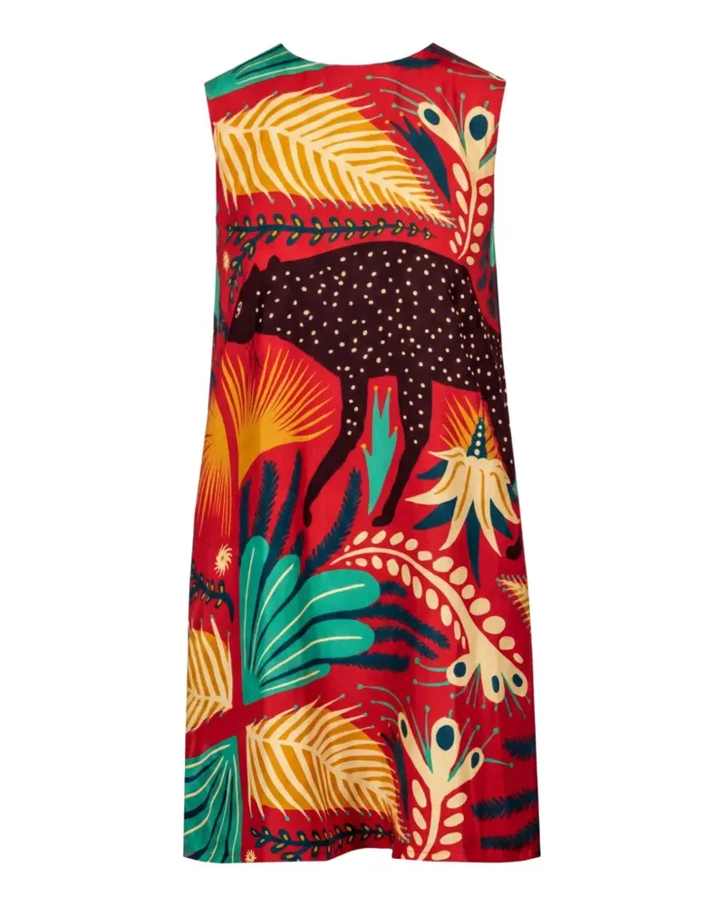 Etro Trägerkleid mit grafischem Print - Rot Rot