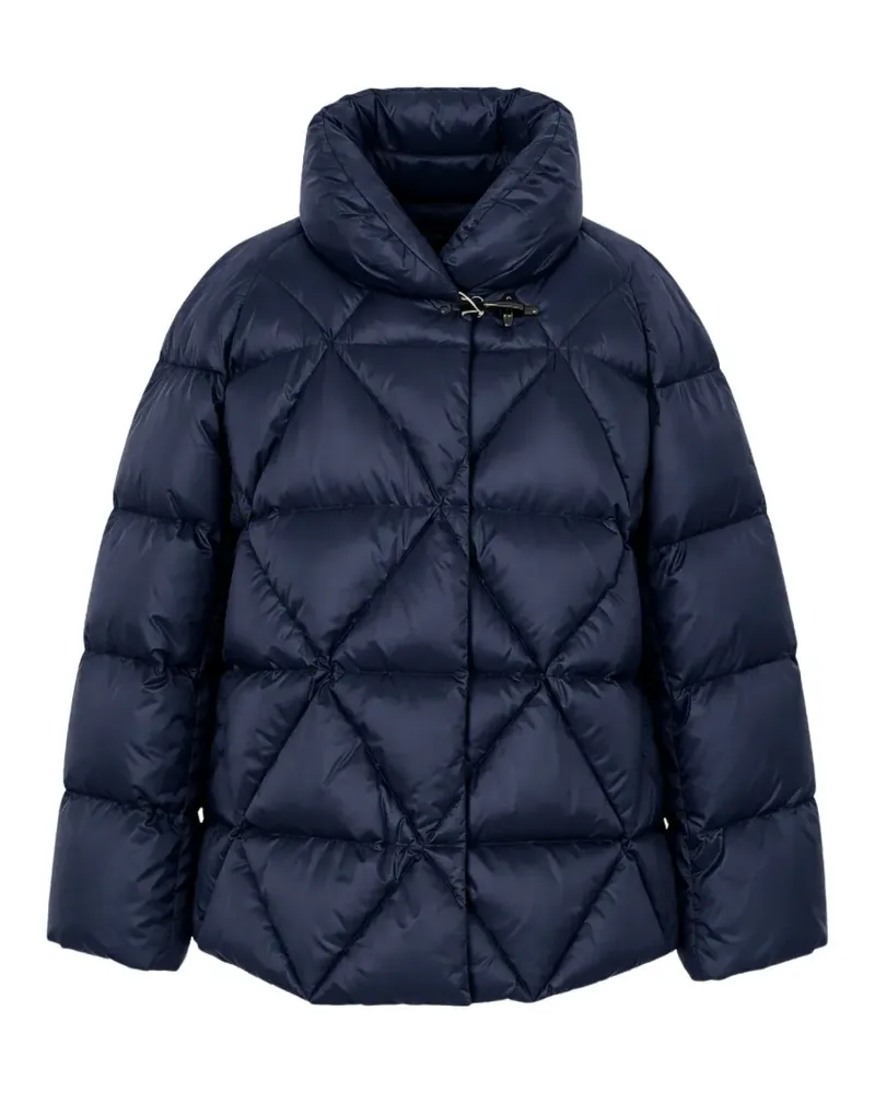 Fay diamond-quilted jacket - Blau Blau