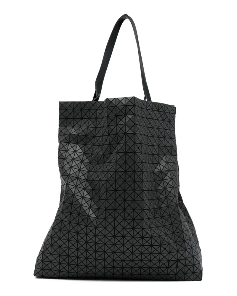 Issey Miyake Schultertasche mit geometrischem Muster - Schwarz Schwarz