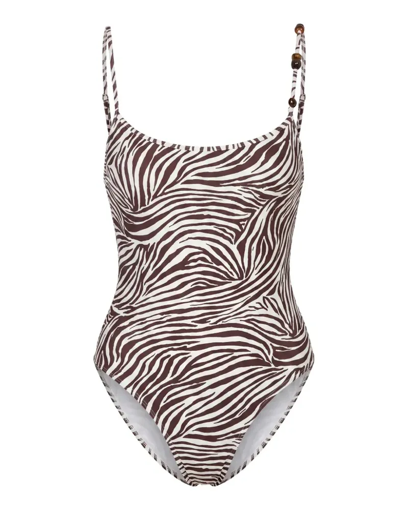 NICHOLAS Dione one piece suit - graphic zebra - Braun Braun