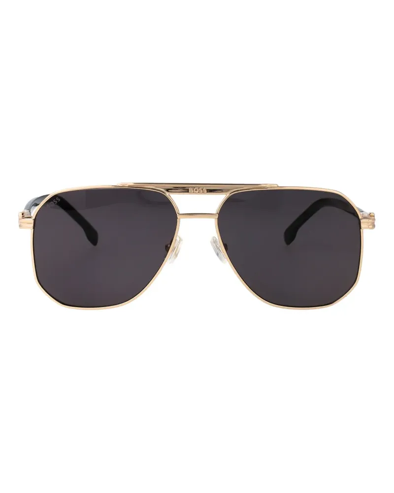 HUGO BOSS Getönte Pilotenbrille - Gold Gold