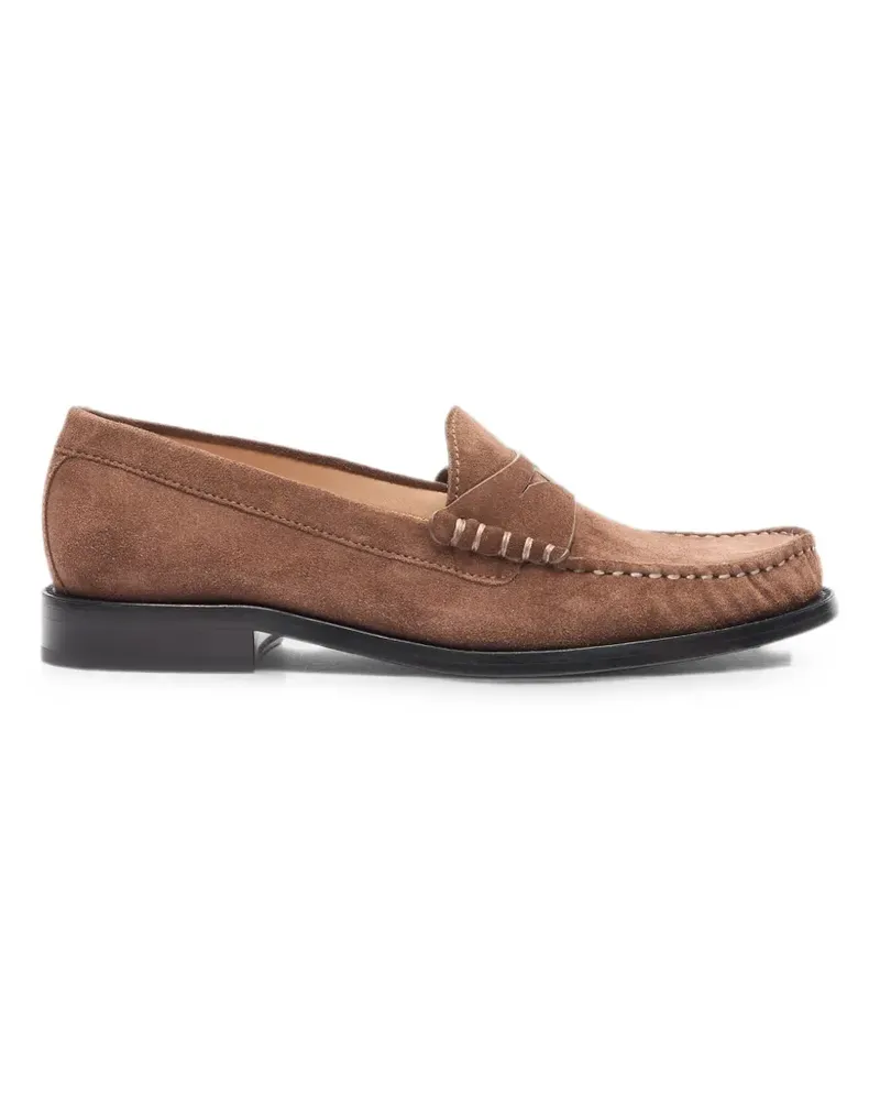 Stuart Weitzman Lottie suede loafers - Braun Braun