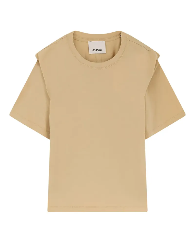 Isabel Marant round-neck short-sleeve T-shirt - Nude Nude