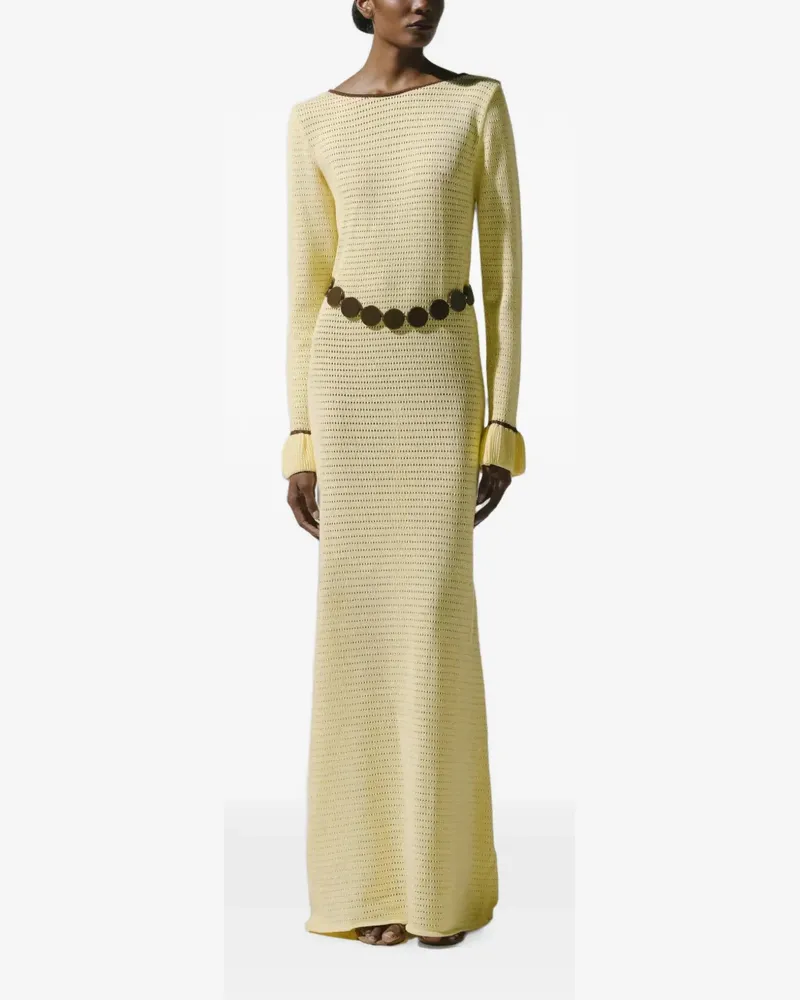 Baobab Collection Muse Maxikleid mit Ring - Gelb Gelb