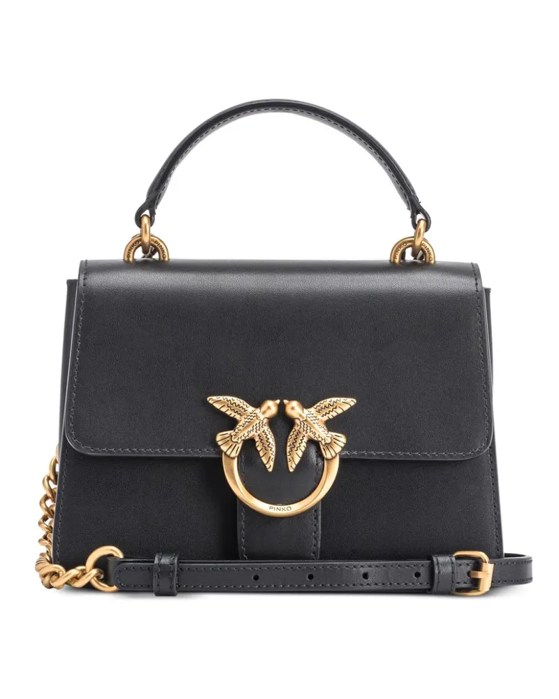 Pinko Mini Love One Umhängetasche - Schwarz Schwarz