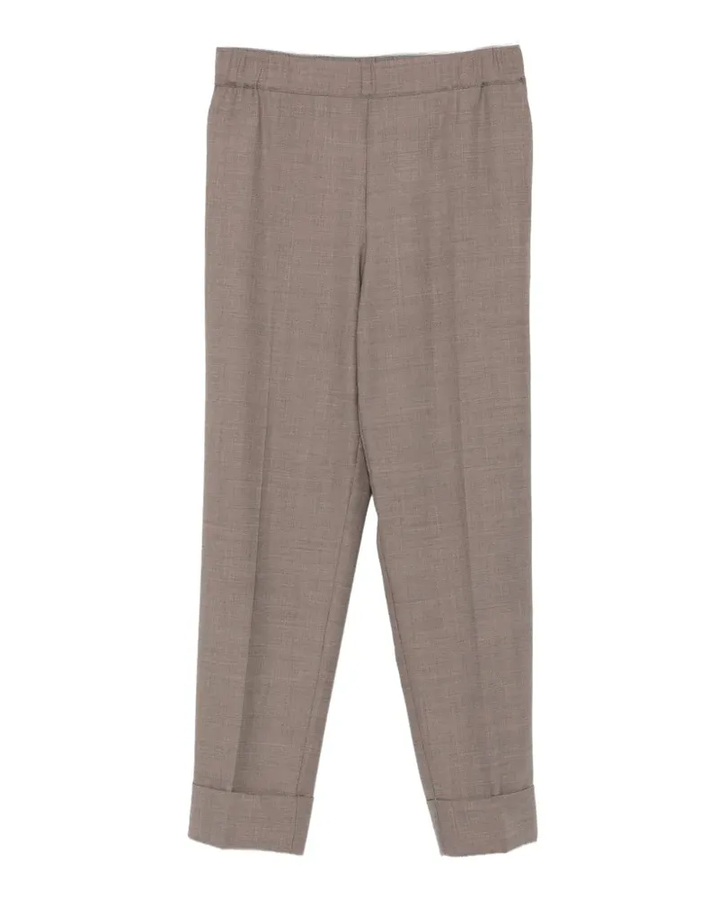 D.EXTERIOR Hose mit elastischem Bund - Nude Nude