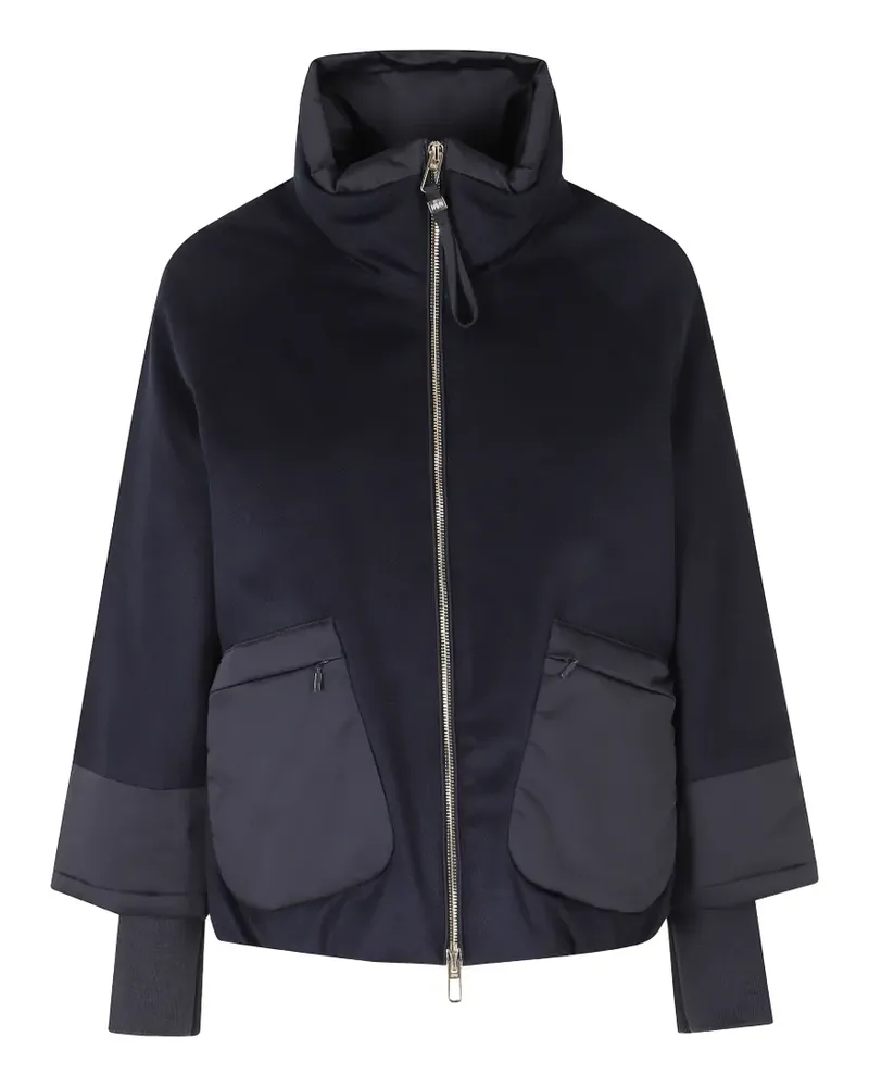 DUNO panelled zip-up jacket - Blau Blau