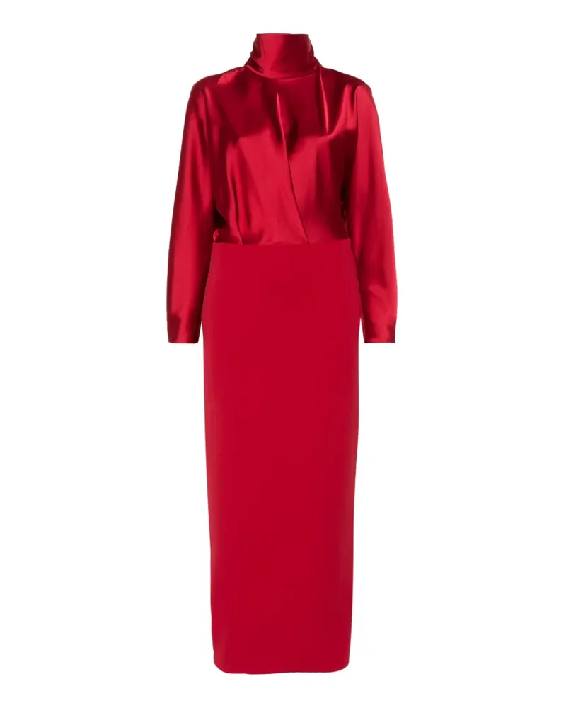 Solace London The Sedgewick maxi dress in ruby - Rot Rot