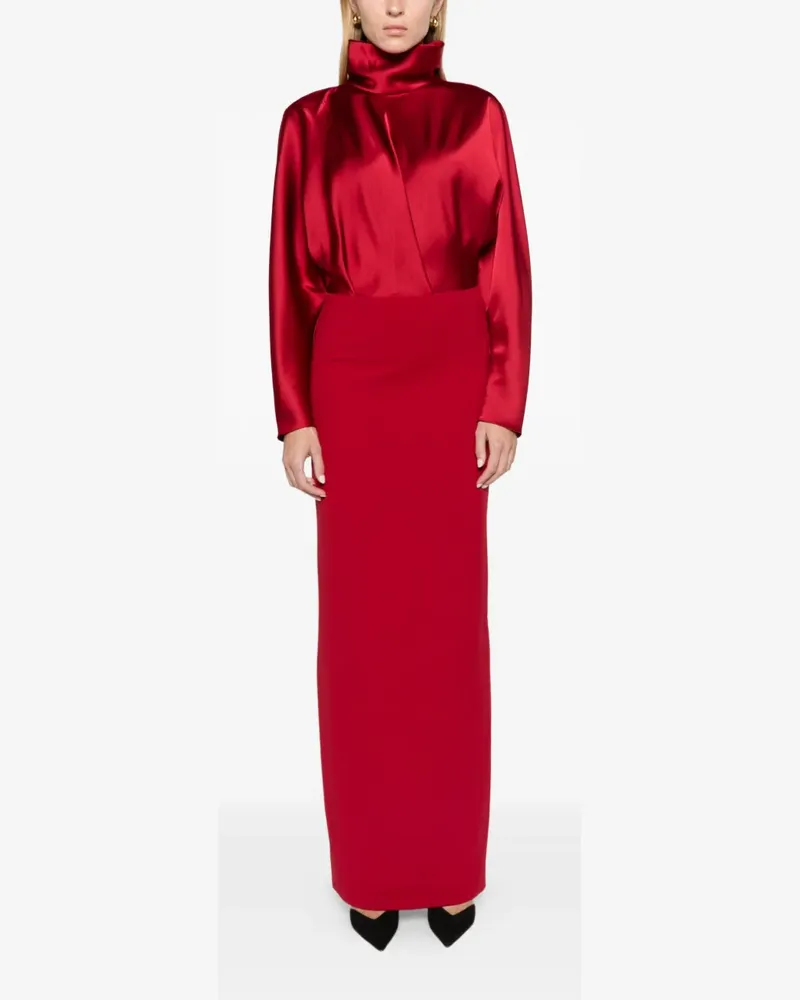 Solace London The Sedgewick maxi dress in ruby - Rot Rot