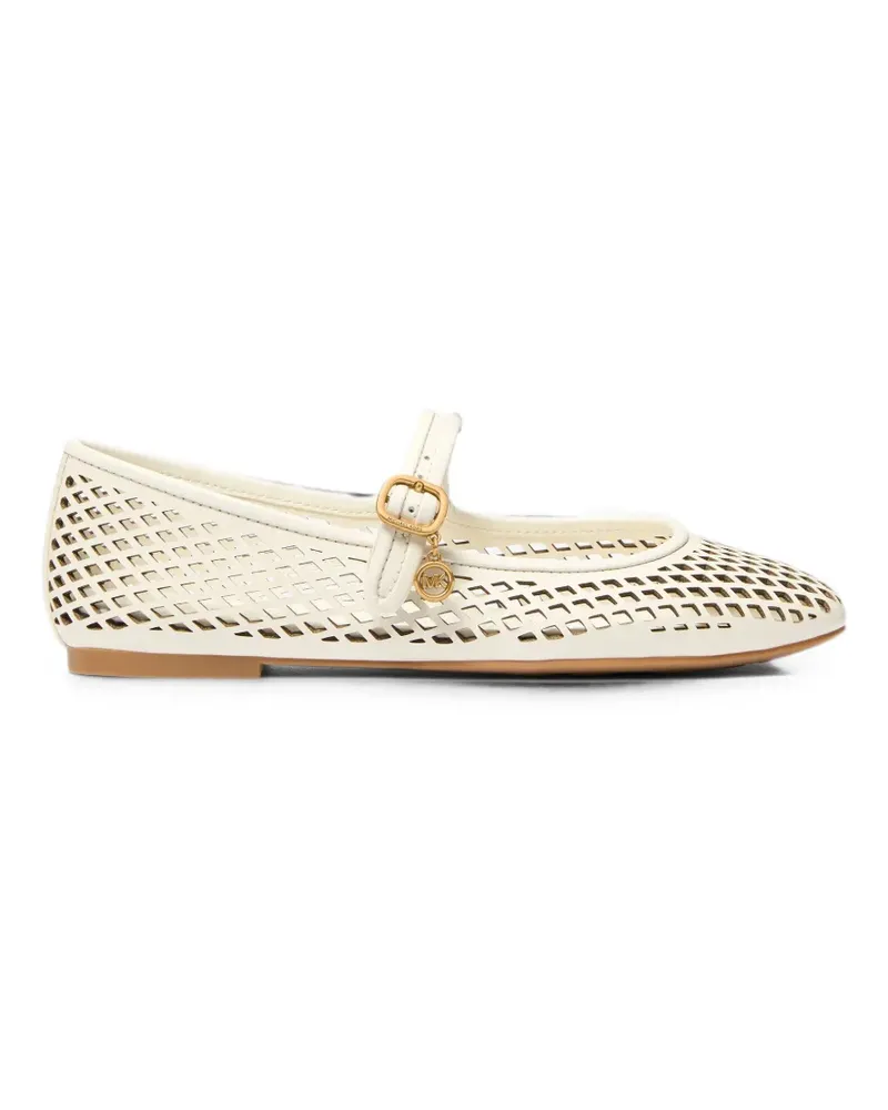 Michael Kors Nellie Flex laser-cut ballet flats - Nude Nude