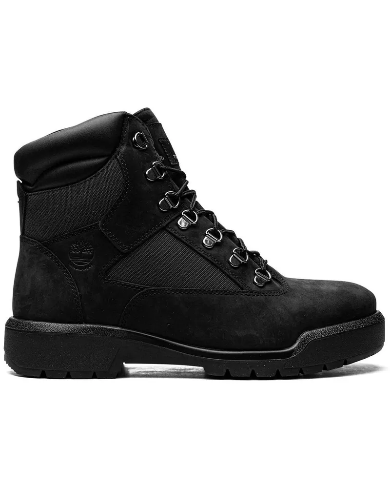 Timberland 6 Inch Field Schnürstiefel - Schwarz Schwarz