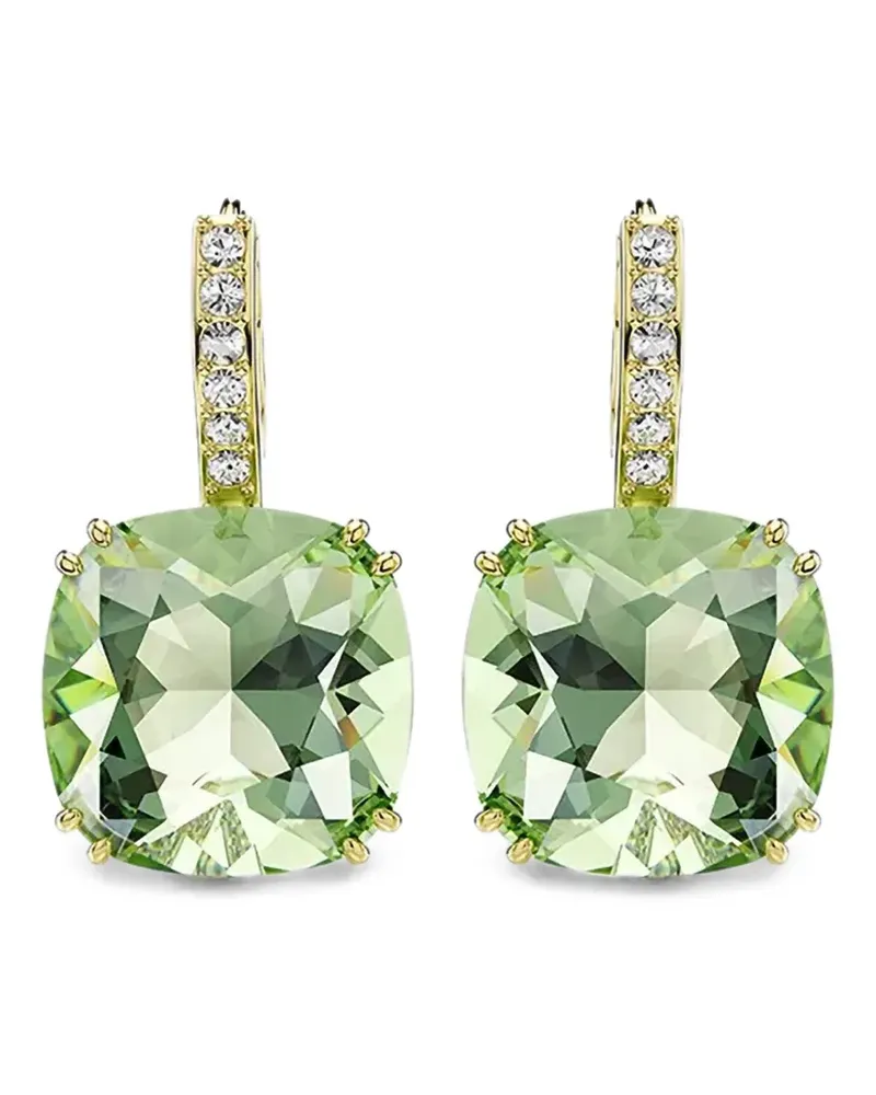 Swarovski Milenia cushion-cut drop earrings - Gold Gold