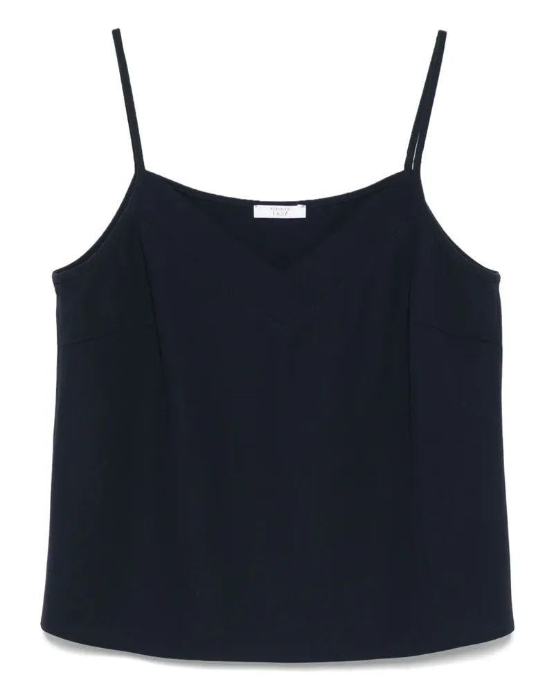 Peserico Bluse aus Krepp - Blau Blau