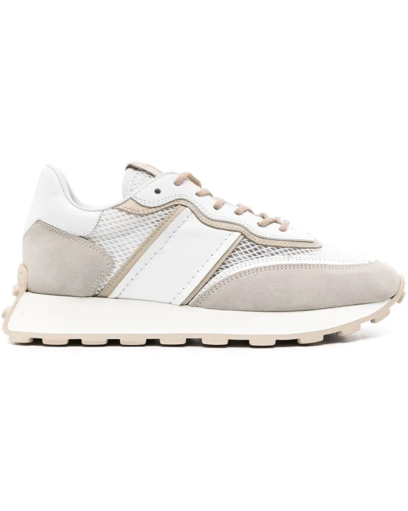 TOD'S Sneakers mit Kontrasteinsatz - Weiß Weiß