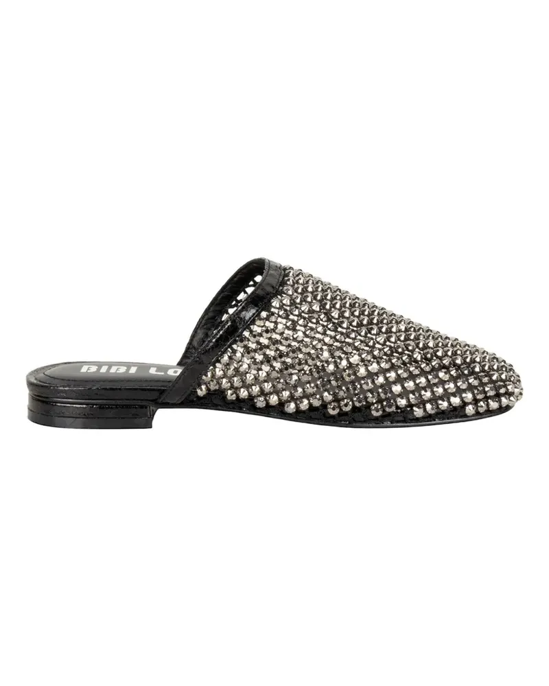 Bibi Lou crystal-embellished woven sandals - Silber Silber