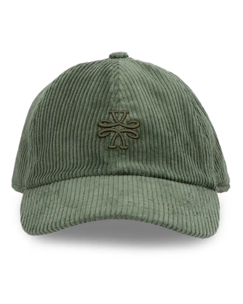 Jacob Cohën corduroy baseball cap - Grün Grün