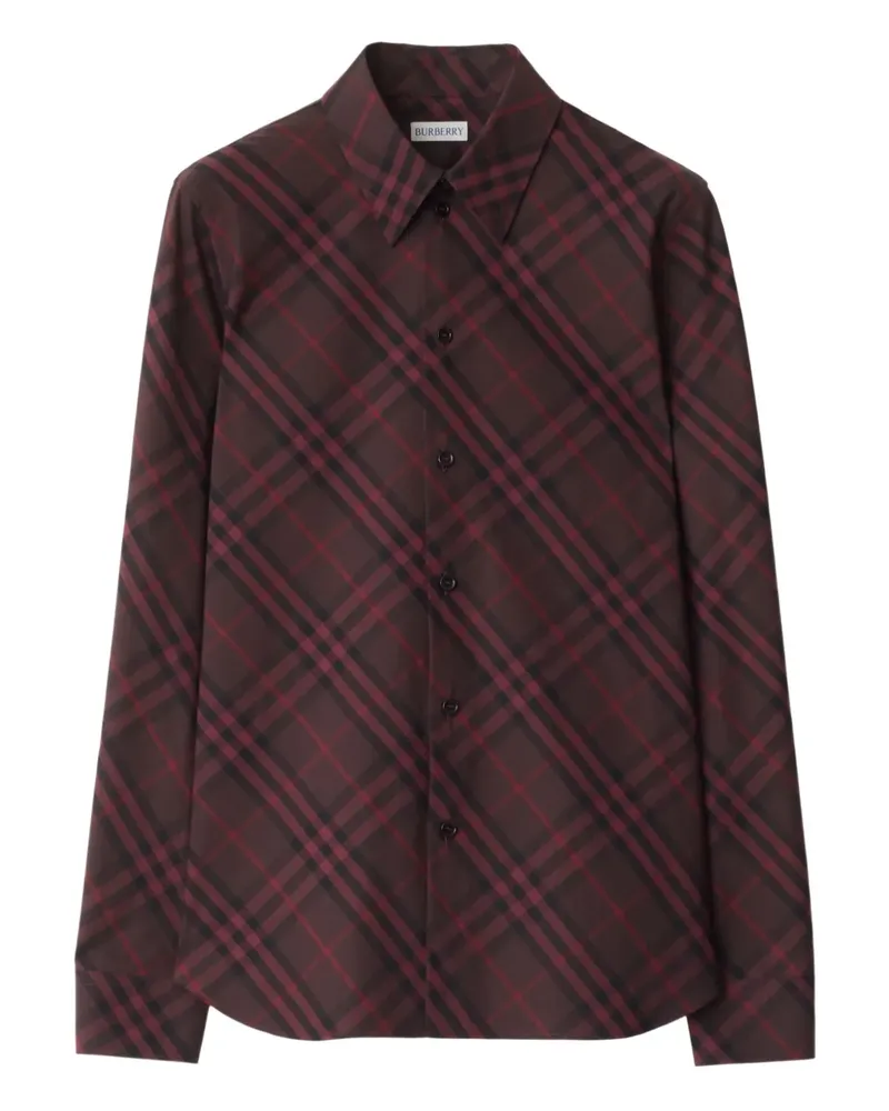 Burberry Hemd mit Karomuster - Rot Rot