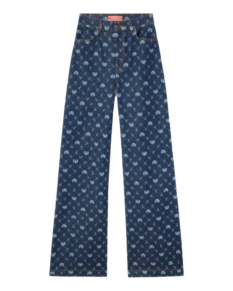 La DoubleJ Karierte Jeans - Blau Blau