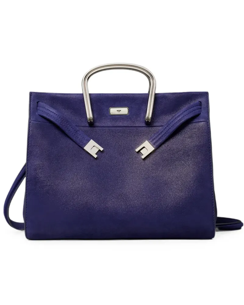 Tory Burch small Lee Radziwill suede tote bag - Violett Violett